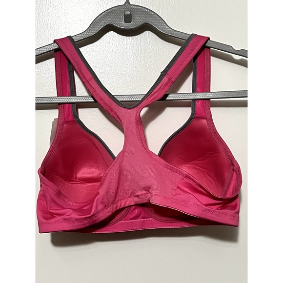 Lily of France Pink Activewear Sports bra Size 38c NWT - Picture 5 of 7